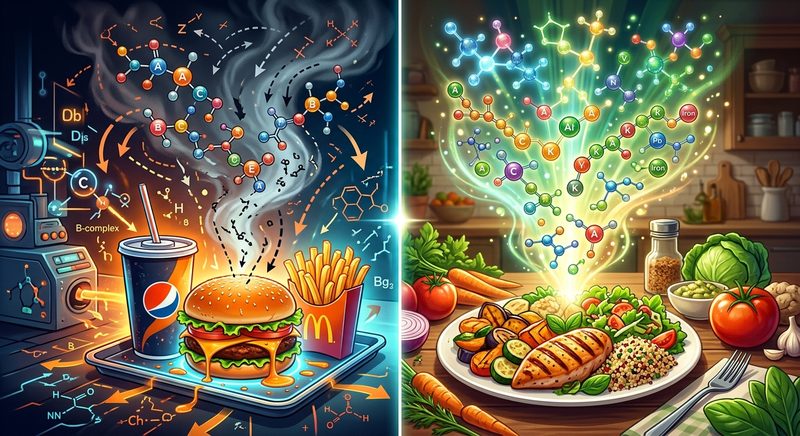The Science of Nutrient Loss in Fast Food vs. Home-Cooked Meals