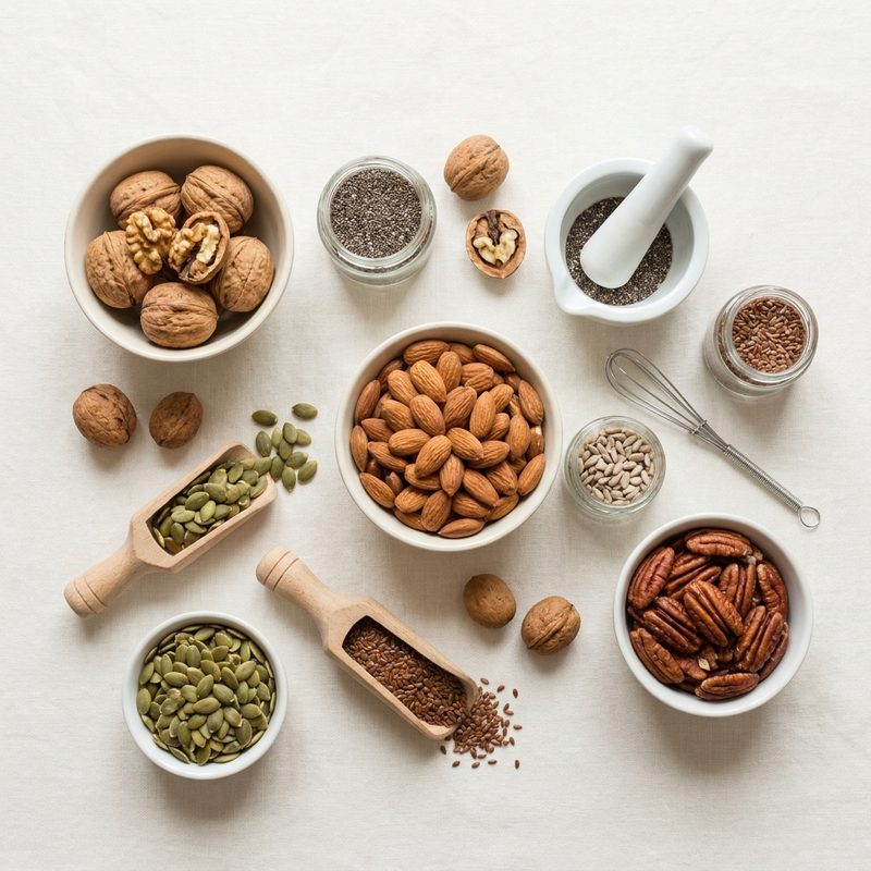 Nuts and Seeds Compared