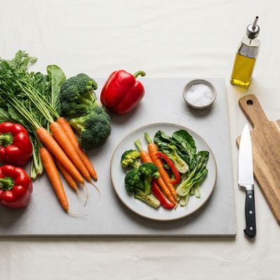 Raw and Cooked Vegetables Compared